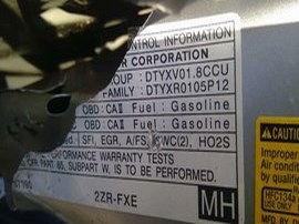 2013 TOYOTA PRIUS SILVER, V MODEL, 1.8L, AT.  Z24906